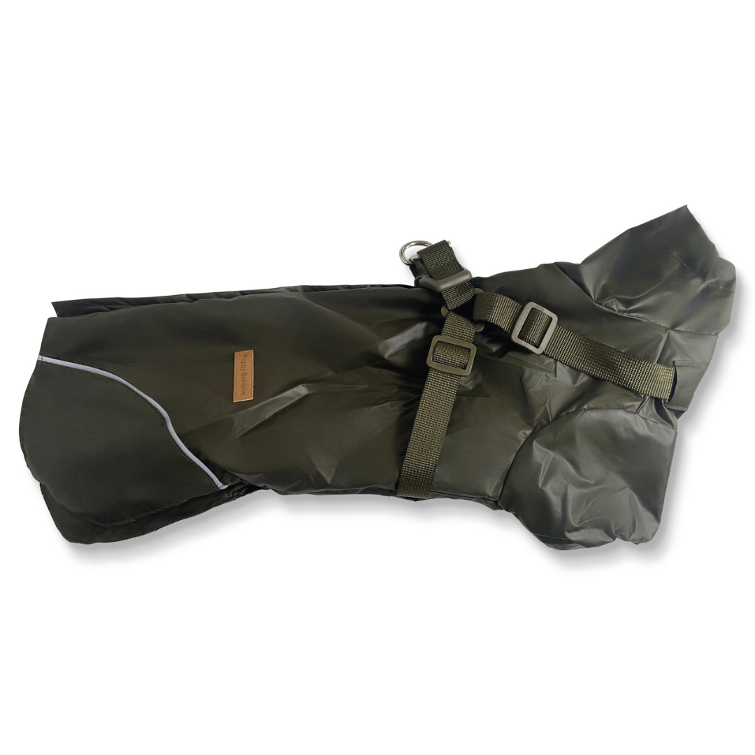 Regnjakke dark green