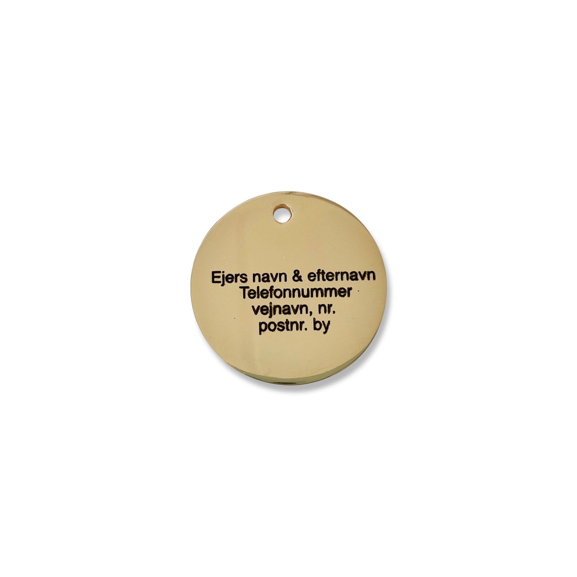 ID tag white "call my humans"