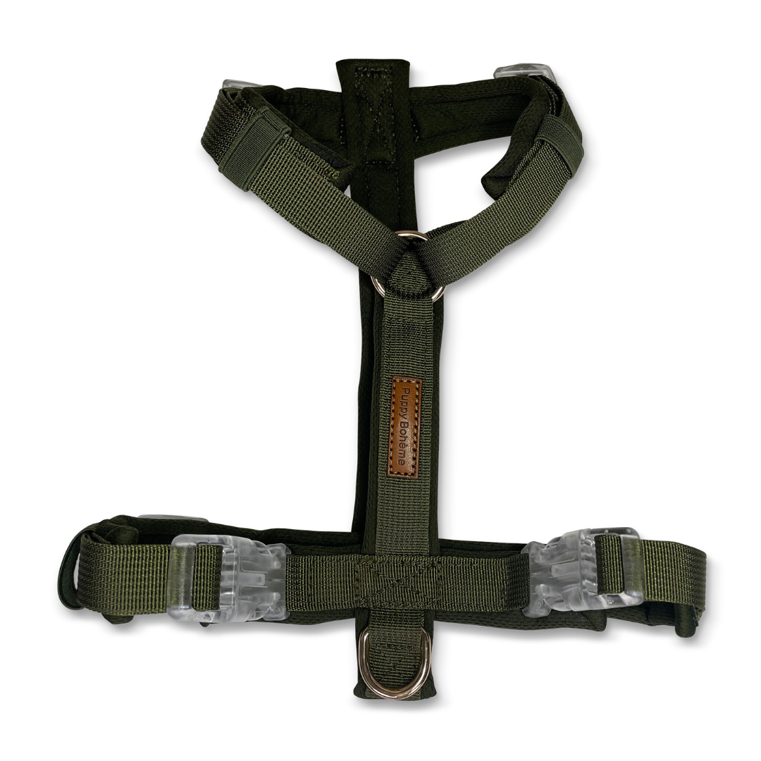 Y-sele med polstring Dark Olive
