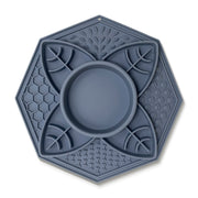 Mandala slikkemåtte grå