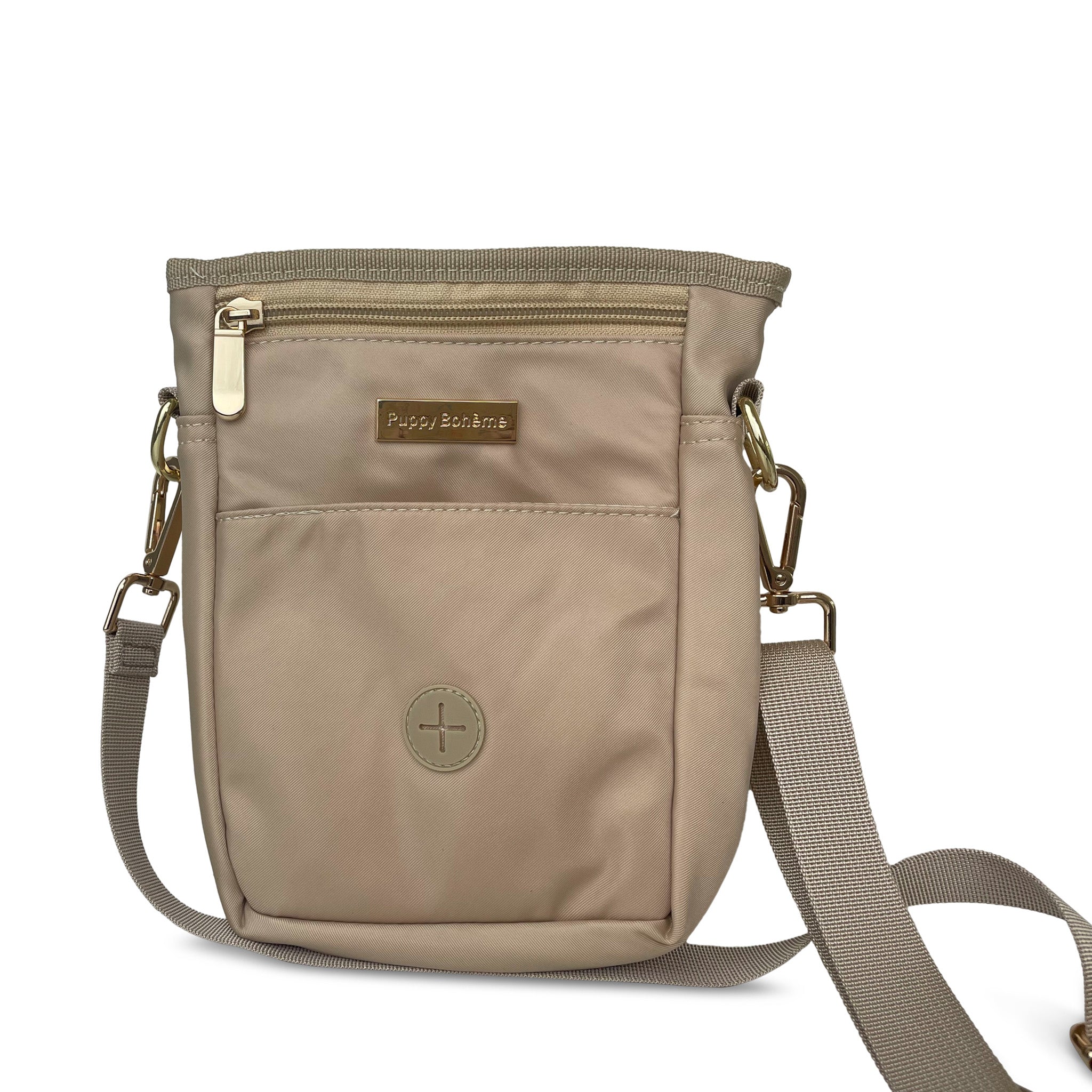Hundeluftertaske café latte