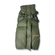 Vinterjakke med sele - Forest green