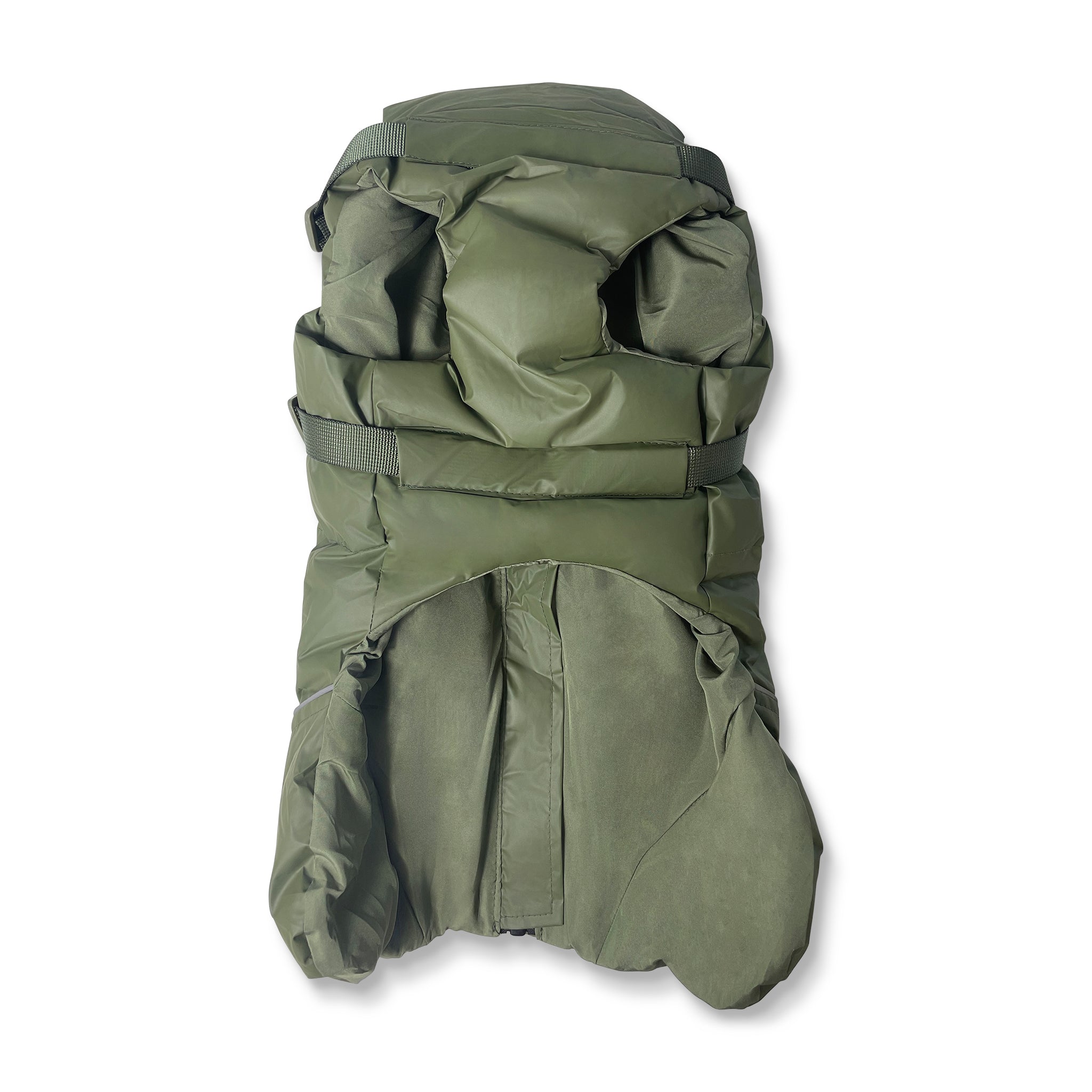 Vinterjakke med sele - Forest green