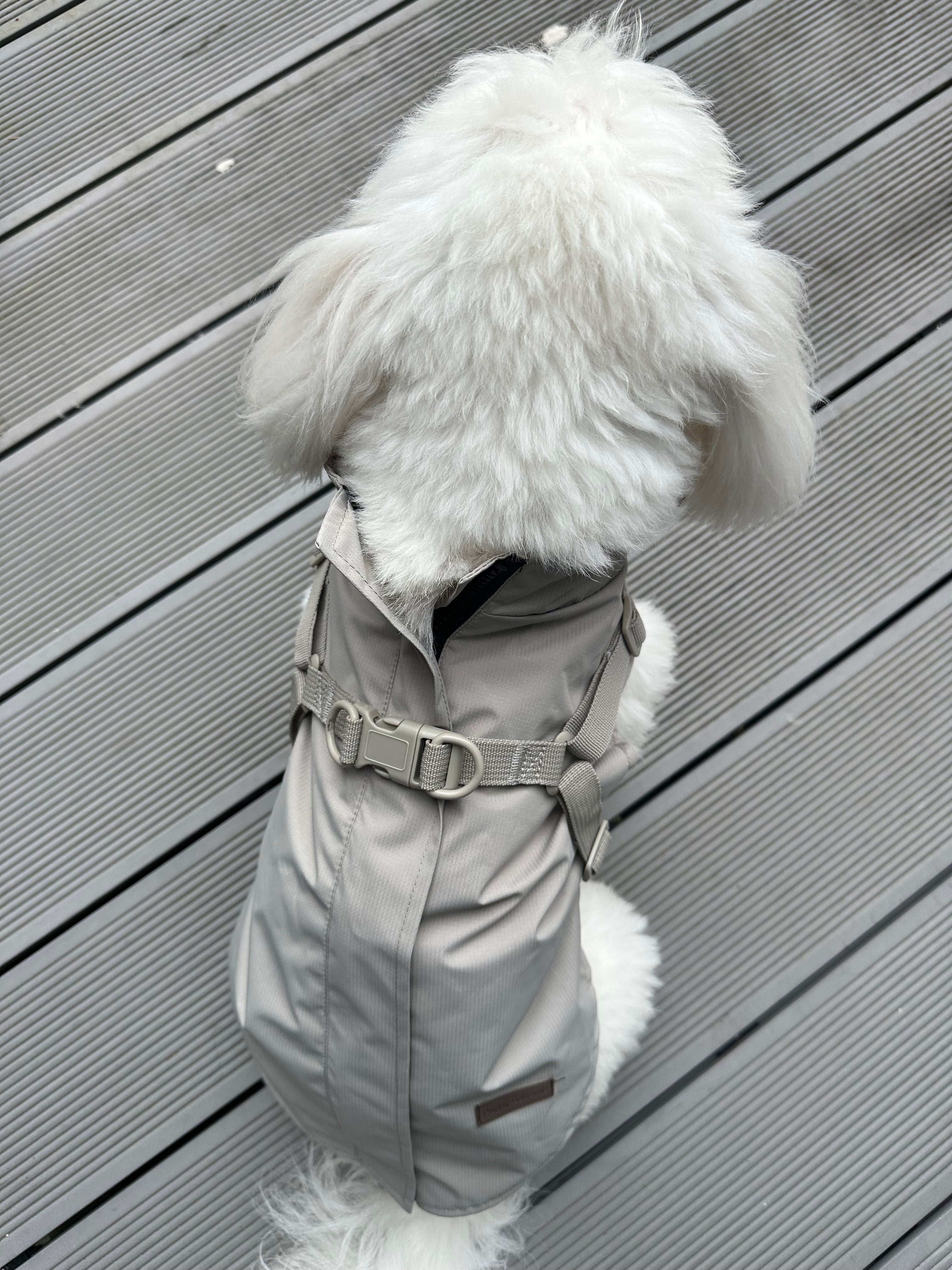 Regnjakke beige