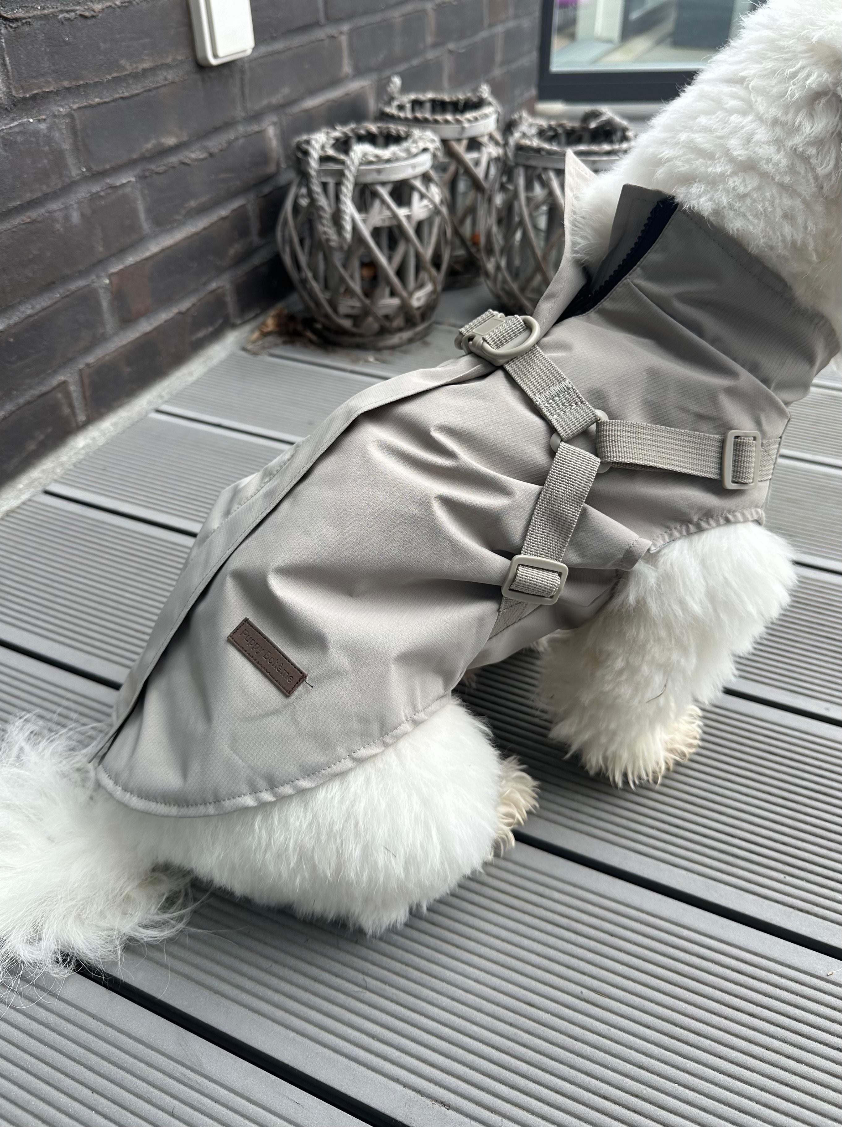 Regnjakke beige
