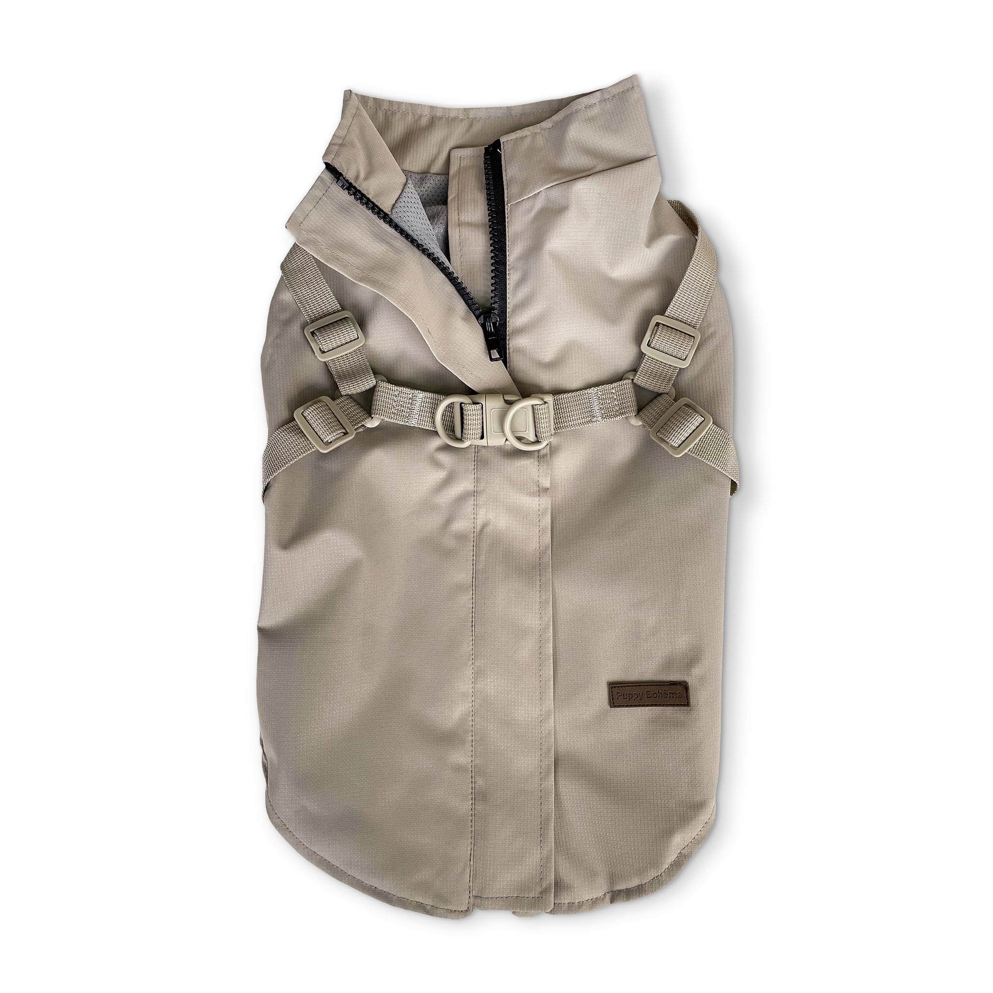Regnjakke beige