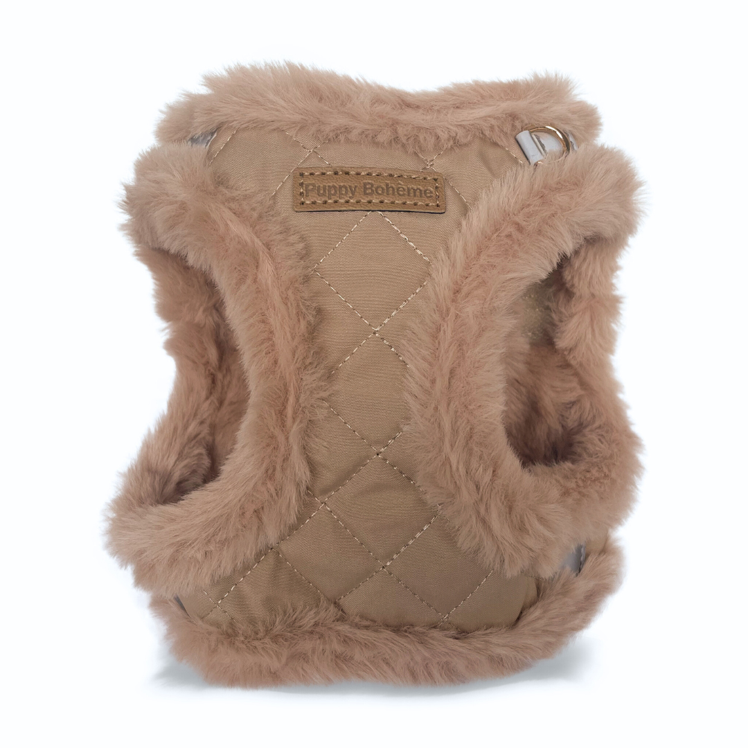 Quilted teddy sele toffee