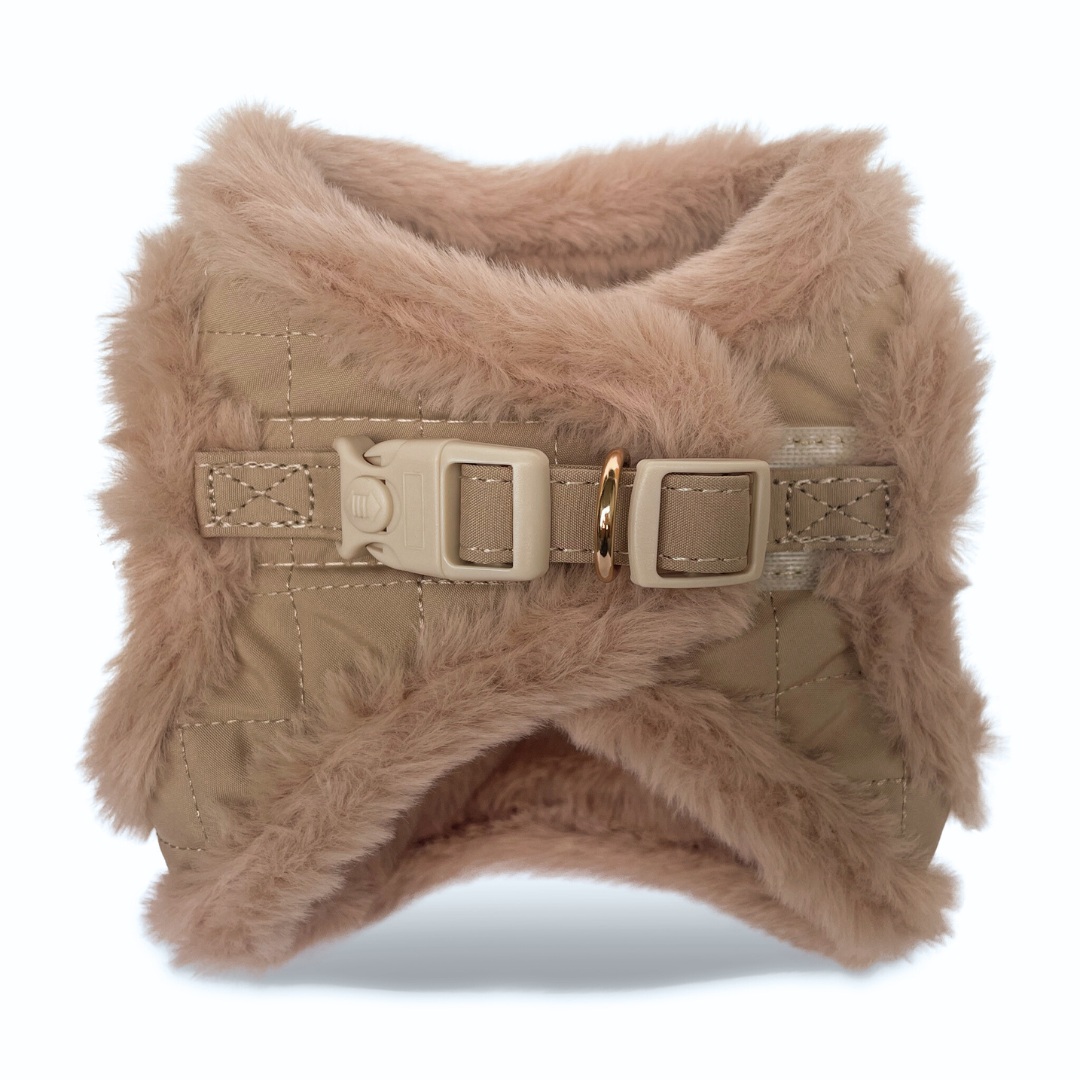 Quilted teddy sele toffee