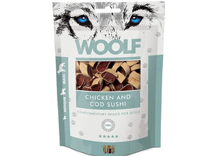 WOOLF CHICKEN AND COD SUSHI