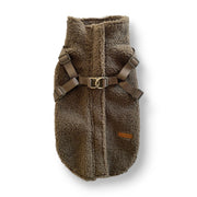 NYHED Teddy jakke med sele Walnut