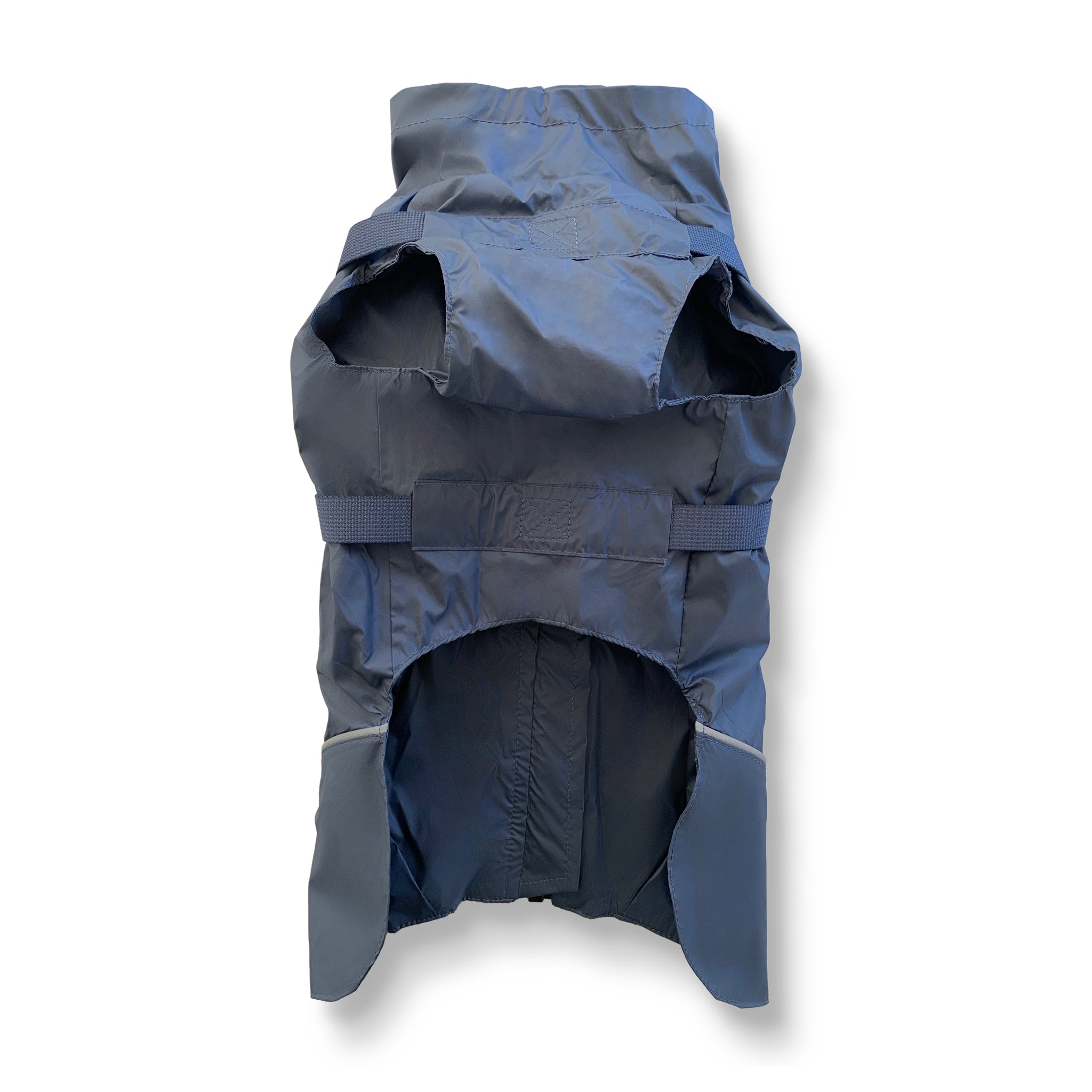 Regnjacka petrol blue utan ärmar