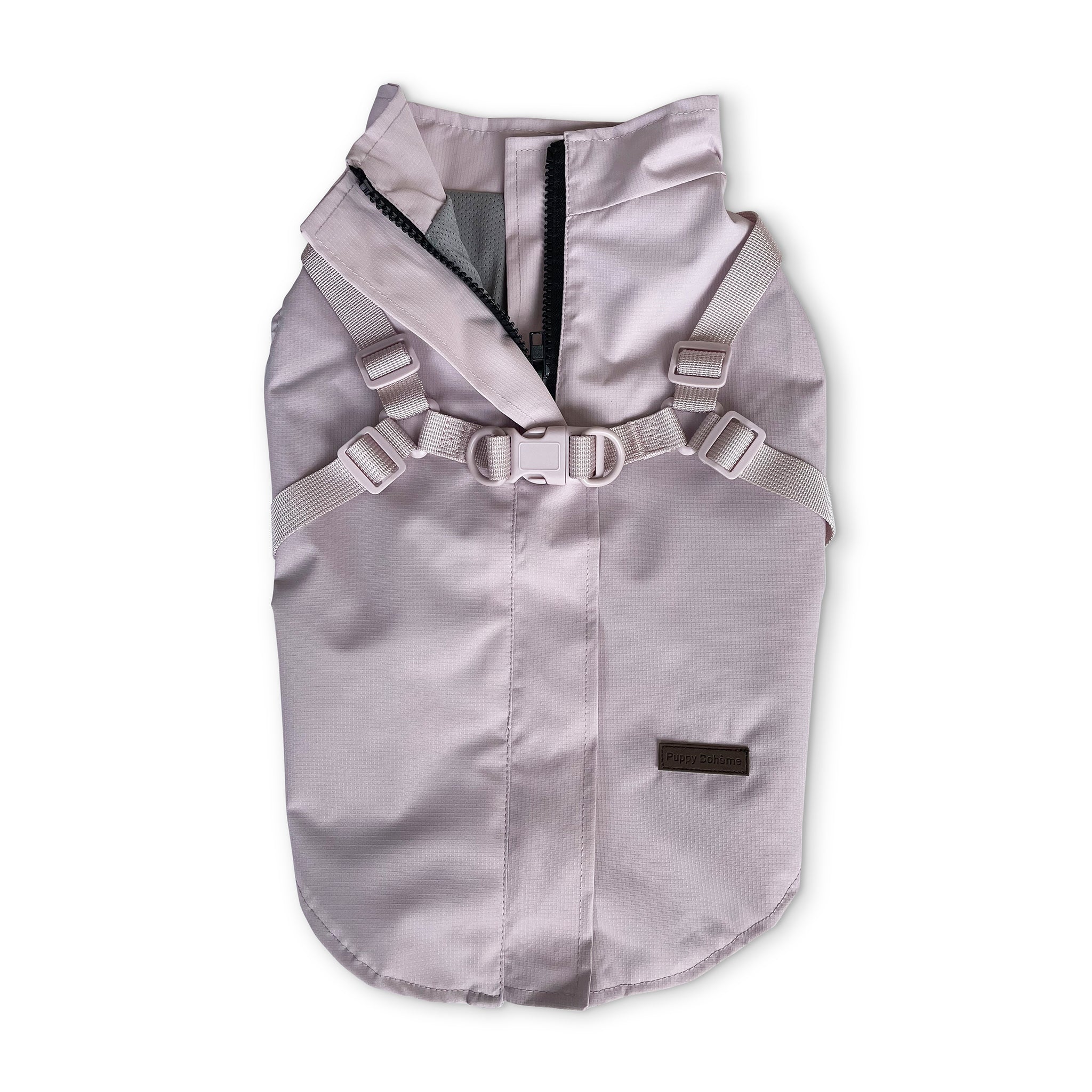 Regnjakke pastel rosa
