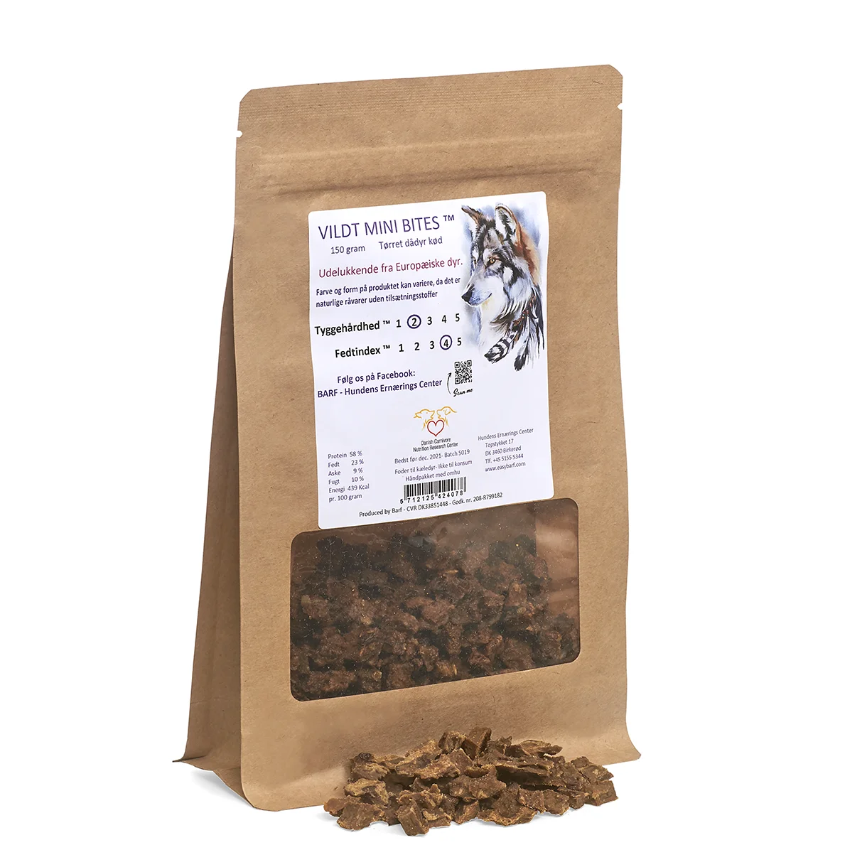 Vildt mini bites 150 gram