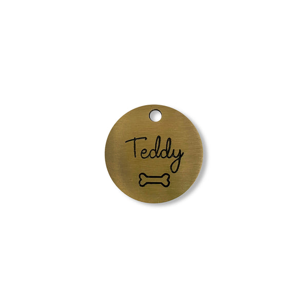 ID tags with engraved designs